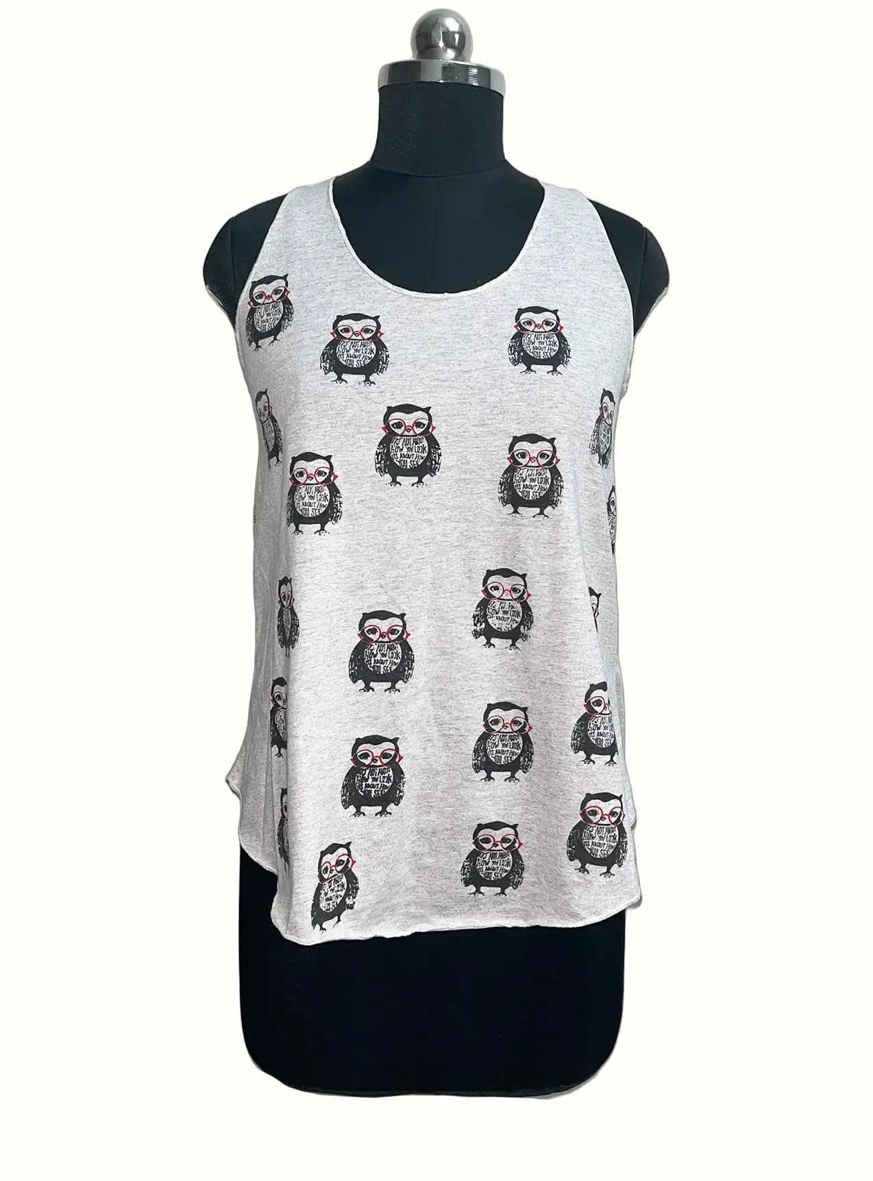 B&N Owl Print Tank Top