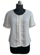 Allen Solly White Pattern Top