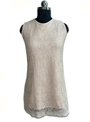 Sheep Netted Pattern Dress Top