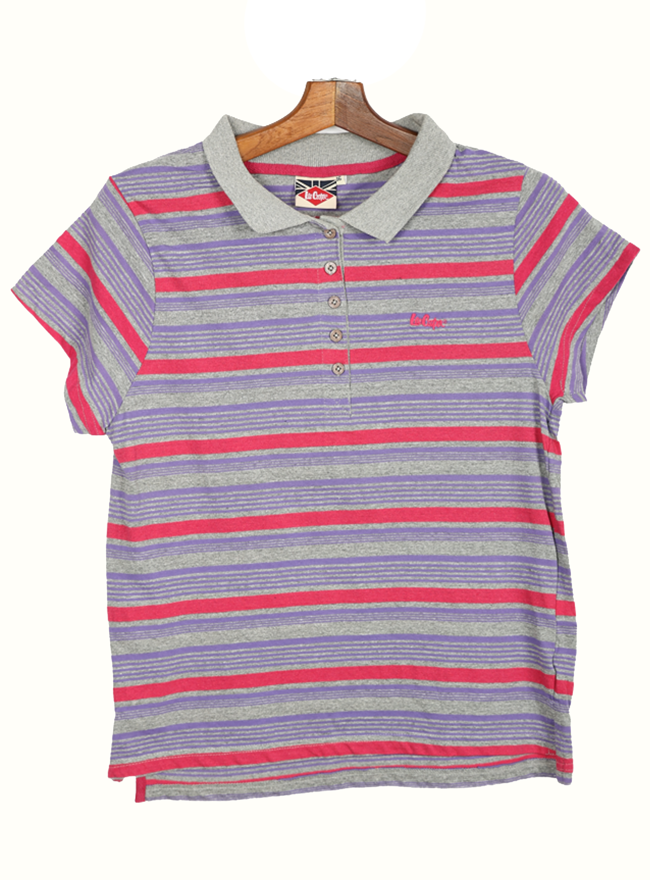 Lee Cooper Striped Half Sleeve Polo Tee