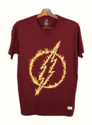 Lightning Bolt Printed Half Sleeve Tee